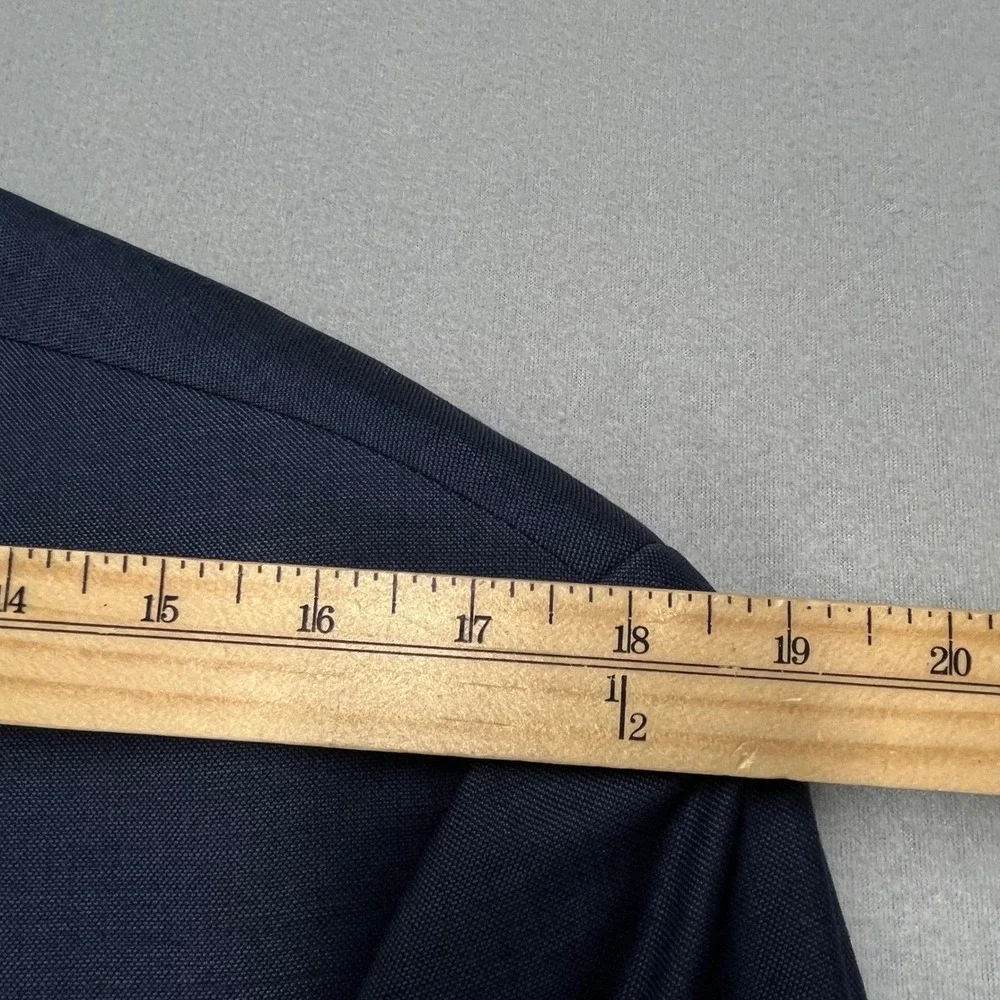 New Tommy Hilfiger Blazer Men Wool Suit Jacket Sport Coat 38R Nave Blue 2 button